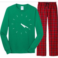 420 Funny Time Clock Long Sleeve Pajama Set