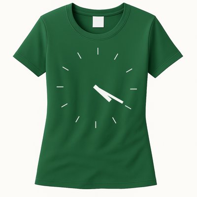 420 Funny Time Clock Womens T-Shirt