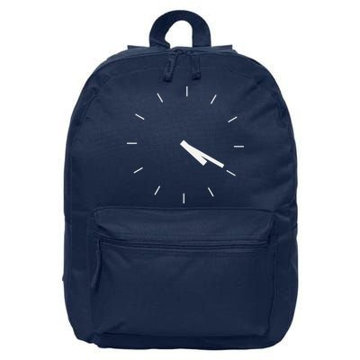 420 Funny Time Clock 16 in Basic Backpack