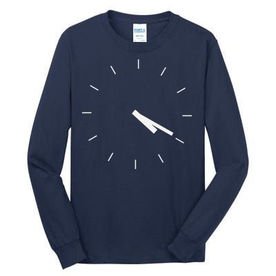 420 Funny Time Clock Tall Long Sleeve T-Shirt