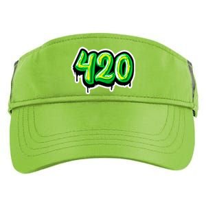 420 Graffiti  Adult Drive Performance Visor