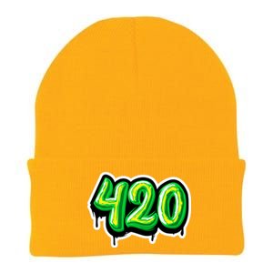 420 Graffiti  Knit Cap Winter Beanie