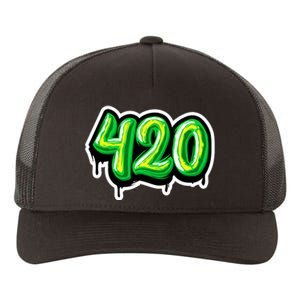 420 Graffiti  Yupoong Adult 5-Panel Trucker Hat