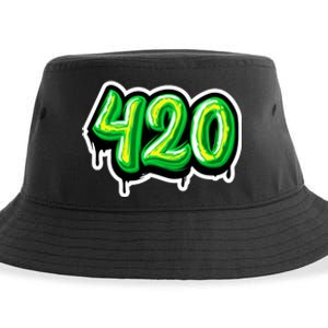 420 Graffiti  Sustainable Bucket Hat