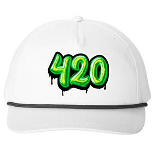 420 Graffiti  Snapback Five-Panel Rope Hat