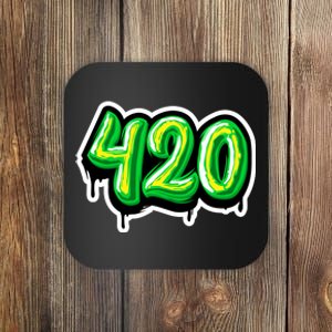 420 Graffiti  Coaster