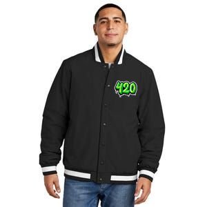 420 Graffiti  Insulated Varsity Jacket