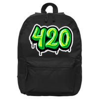 420 Graffiti  16 in Basic Backpack