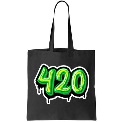 420 Graffiti  Tote Bag