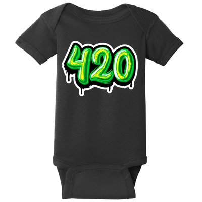 420 Graffiti  Baby Bodysuit