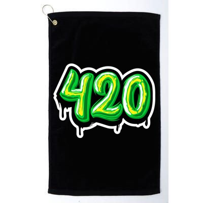 420 Graffiti  Golf Towel