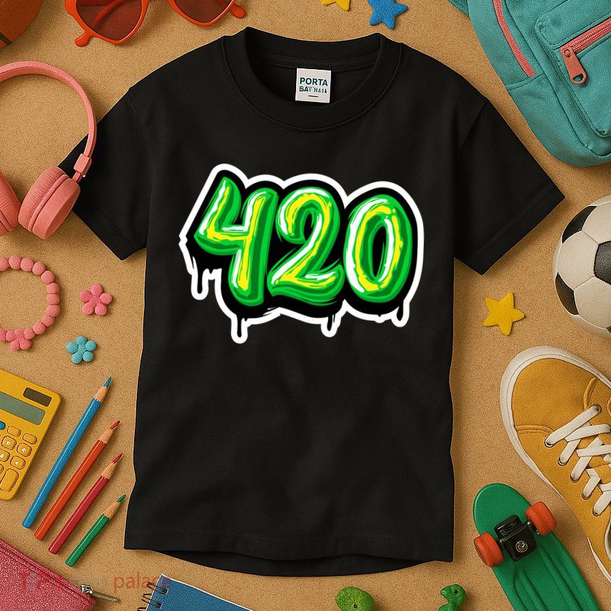 420 Graffiti  Kids T-Shirt