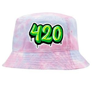 420 Graffiti  Tie-Dyed Bucket Hat