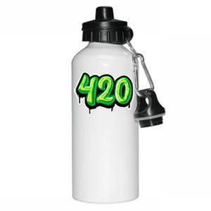 420 Graffiti  Aluminum Water Bottle