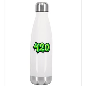 420 Graffiti  Stainless Steel Insulated Water Bottle