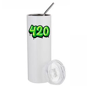 420 Graffiti  Stainless Steel Tumbler