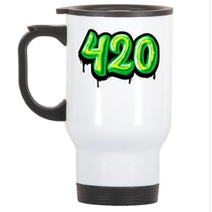 420 Graffiti  Stainless Steel Travel Mug