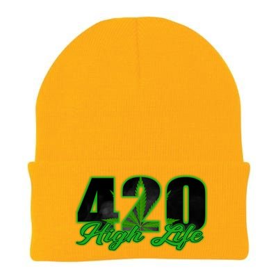 420 High Life Medical Marijuana Weed Knit Cap Winter Beanie