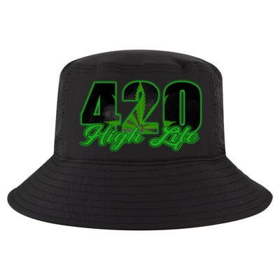 420 High Life Medical Marijuana Weed Cool Comfort Performance Bucket Hat