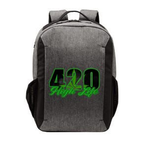 420 High Life Medical Marijuana Weed Vector Backpack