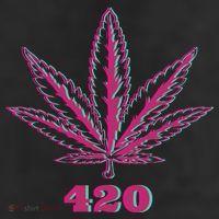 420 Leaf 11oz C Handle Ceramic Mug