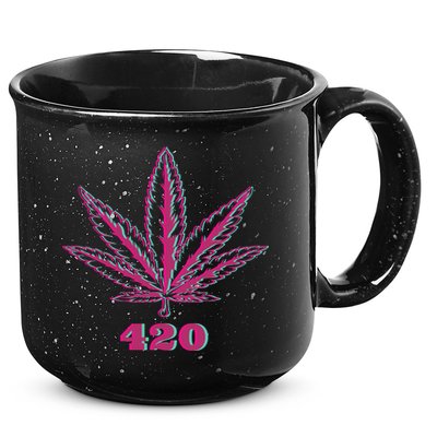 420 Leaf 15oz Campfire Ceramic Mug