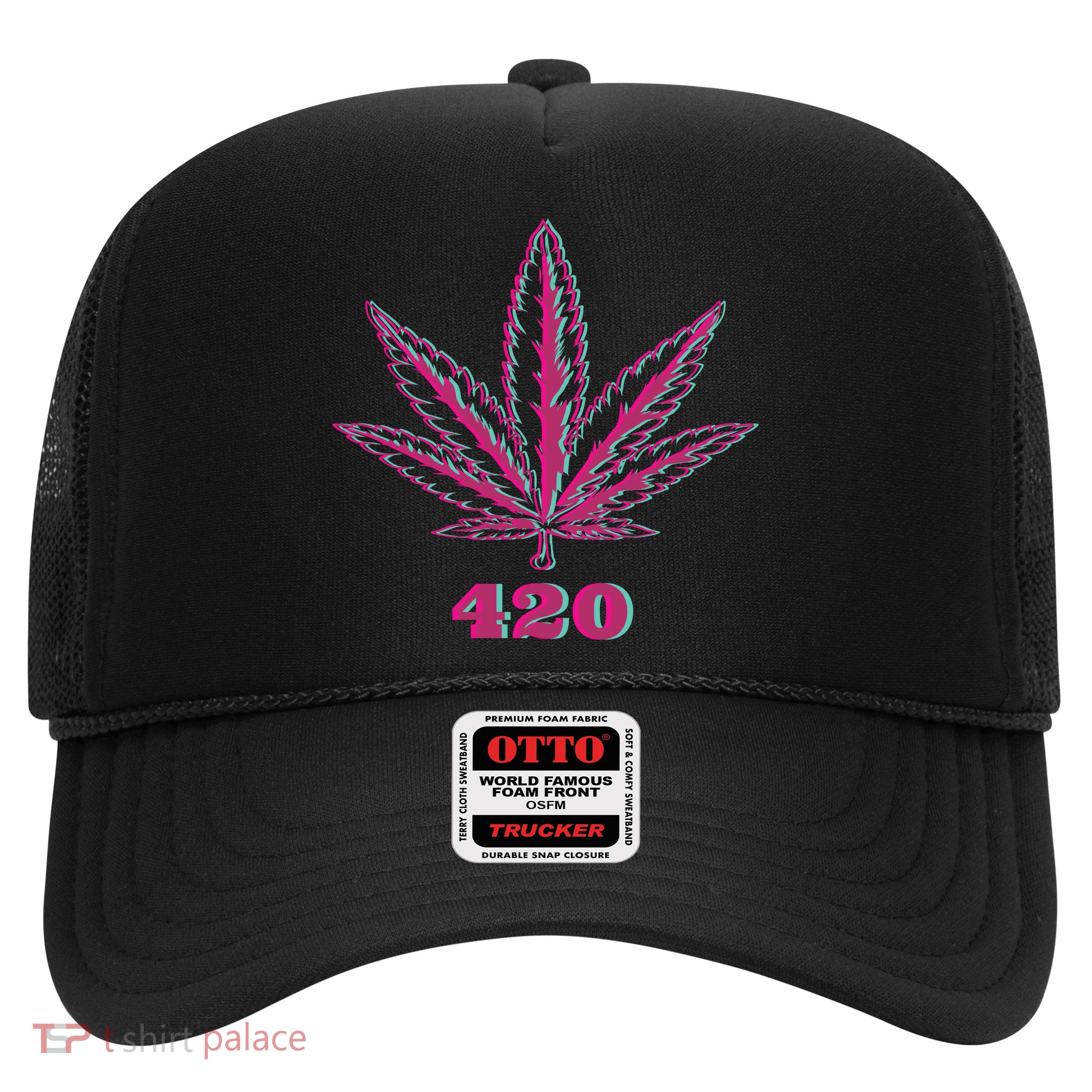 420 Leaf Trucker Hat