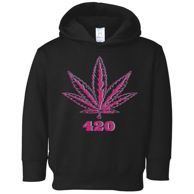 420 Leaf Toddler Hoodie