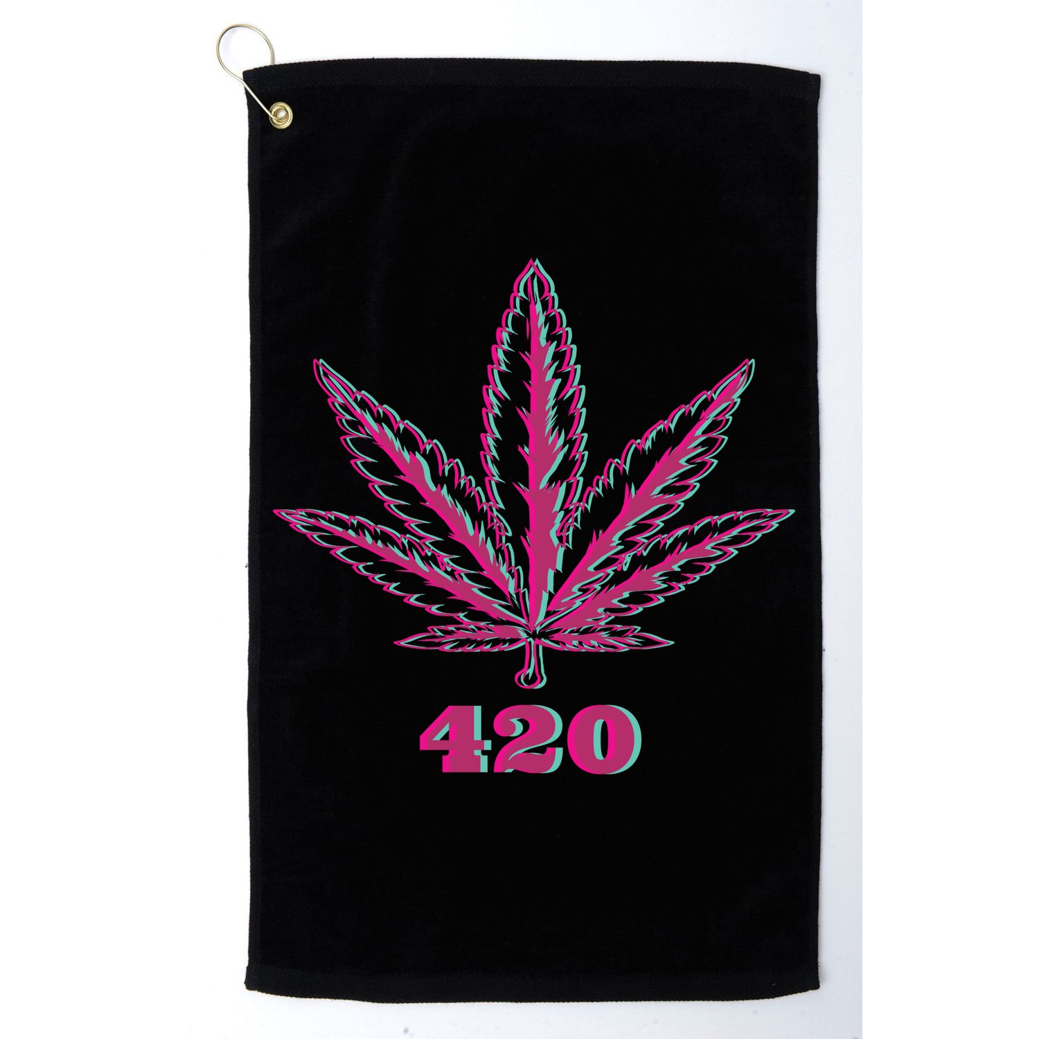 420 Leaf Golf Towel
