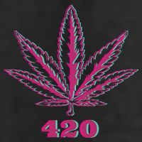 420 Leaf Golf Towel