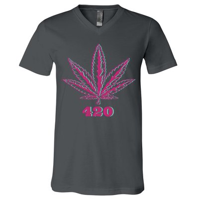 420 Leaf V-Neck T-Shirt