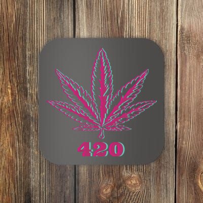 420 Leaf Coaster