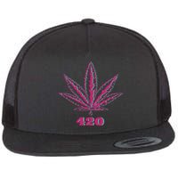 420 Leaf Flat Bill Trucker Hat