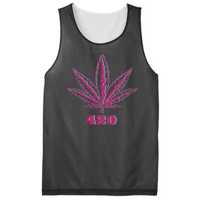 420 Leaf Mesh Reversible Basketball Jersey Tank