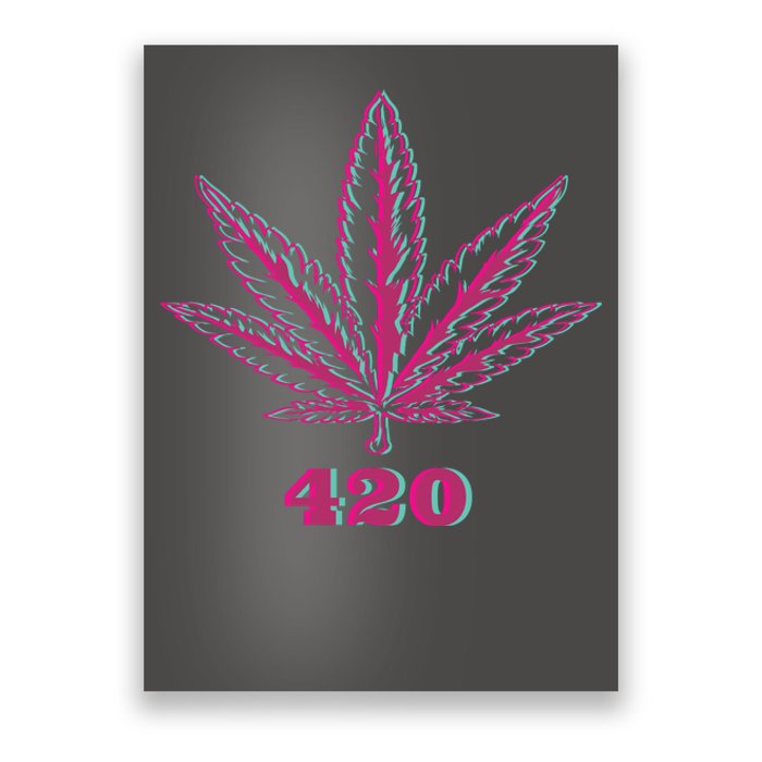 420 Leaf Poster