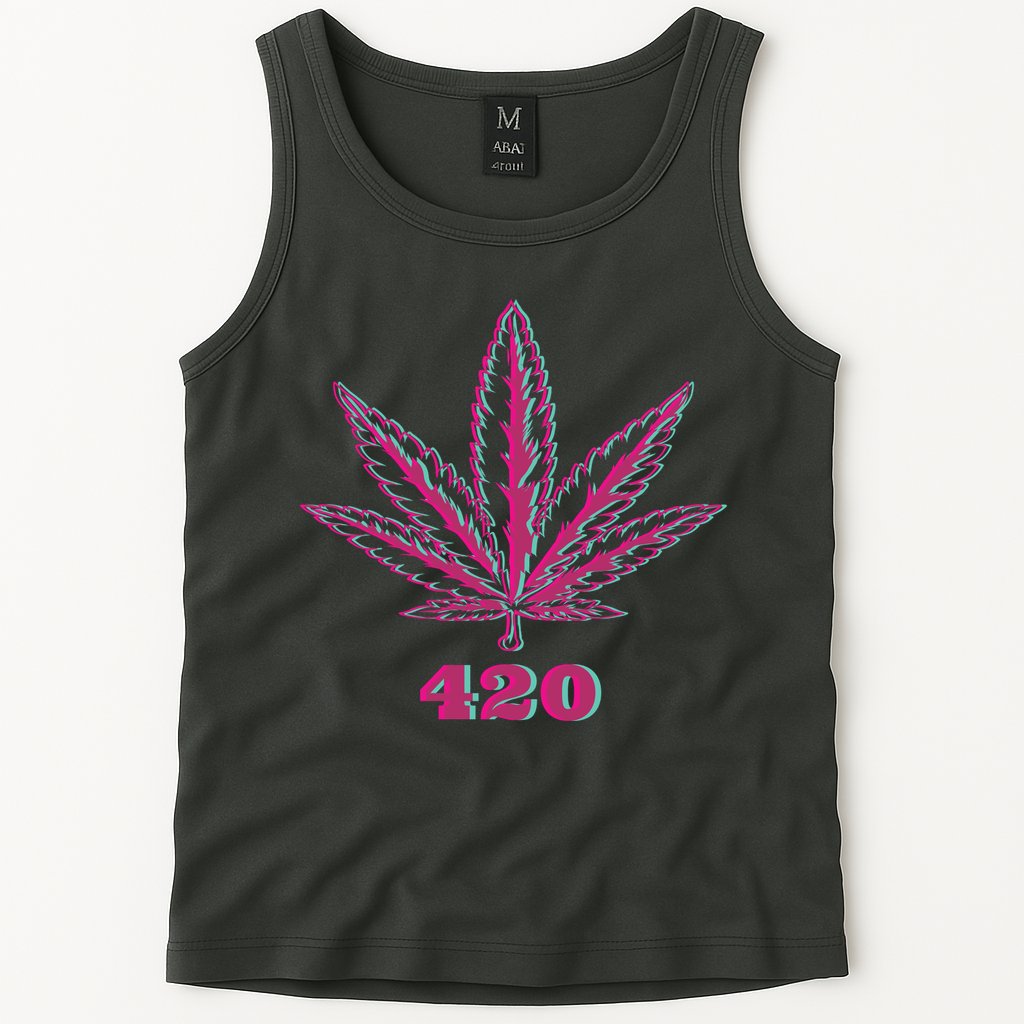 420 Leaf Tank Top