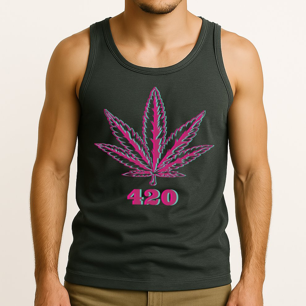 420 Leaf Tank Top