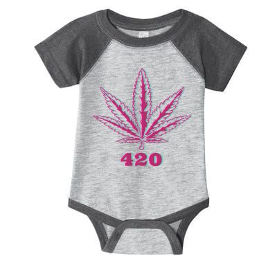 420 Leaf Infant Baby Jersey Bodysuit