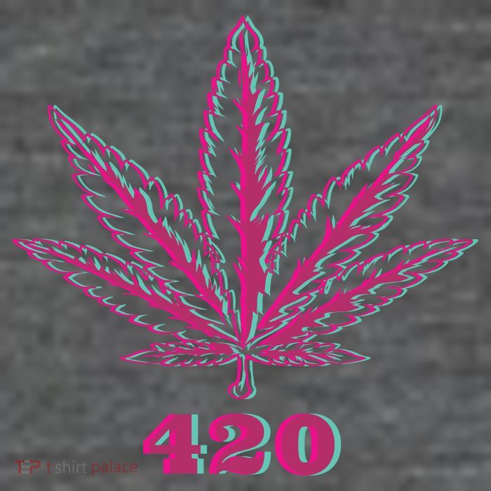 420 Leaf Women's V-Neck T-Shirt