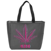 420 Leaf Zip Tote Bag