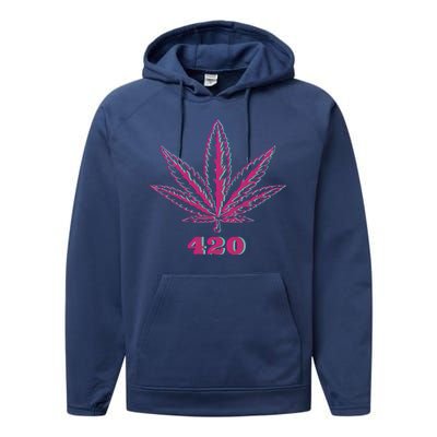 420 Leaf Performance Fleece Hoodie