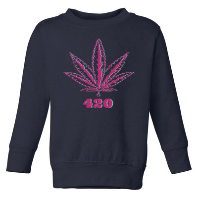 420 Leaf Toddler Sweatshirt