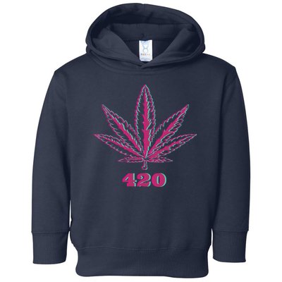 420 Leaf Toddler Hoodie