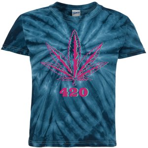 420 Leaf Kids Tie-Dye T-Shirt