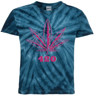 420 Leaf Kids Tie-Dye T-Shirt