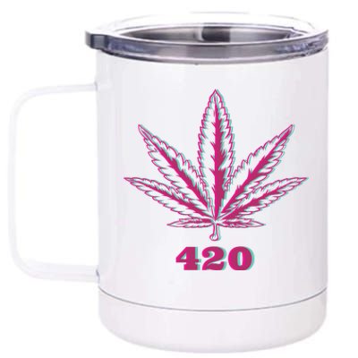 420 Leaf 12 oz Stainless Steel Tumbler Cup