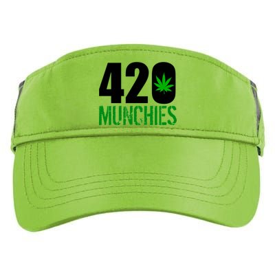 420 Munchies Weed Leaf Adult Drive Performance Visor