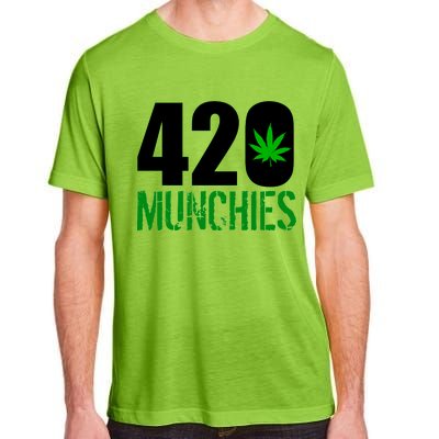 420 Munchies Weed Leaf Adult ChromaSoft Performance T-Shirt