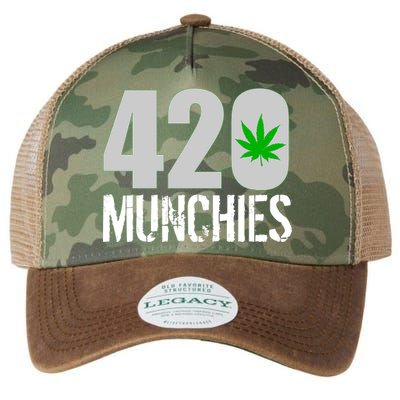 420 Munchies Weed Leaf Legacy Tie Dye Trucker Hat