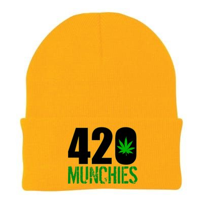 420 Munchies Weed Leaf Knit Cap Winter Beanie